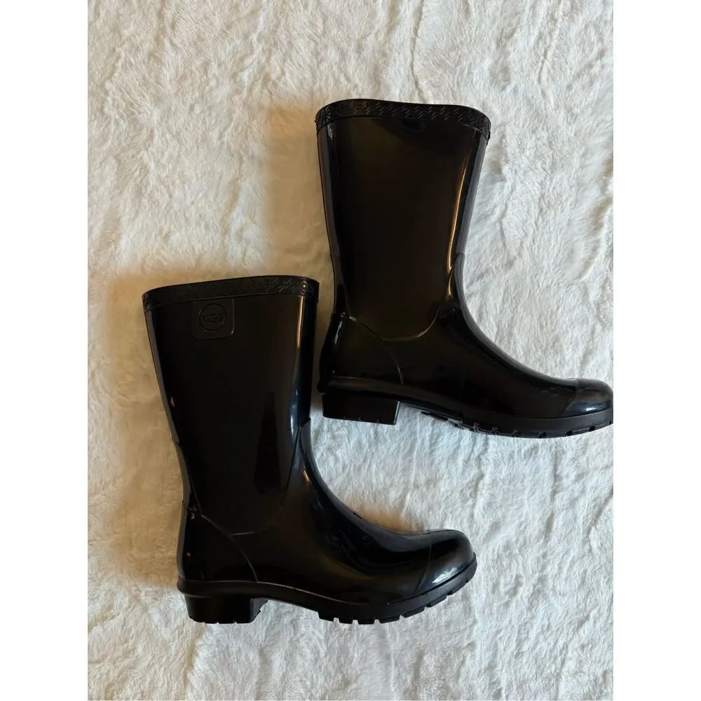Ugg Black Rain Boots Size 13C